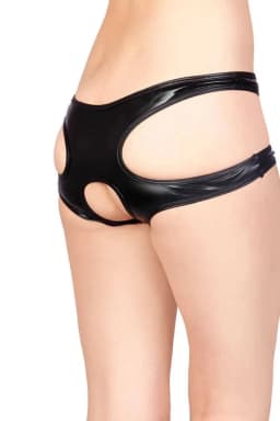 Siyah Özel Bölgesi Açık Seksi Külot TM1172 - Görsel 1