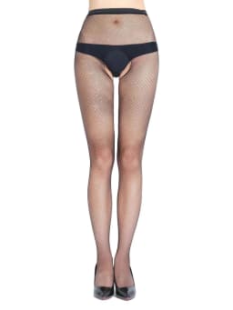 File Özel Bölgesi Açık Fantazi Külotlu Çorap TM1086 - Görsel 4