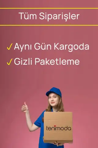 Kırmızı Özel Bölgesi Açık Fantazi Külot TM1156 - 3