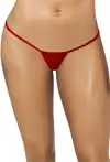 Kırmızı Transparan Tül String Tanga TM1115 - Görsel 2