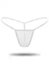 Beyaz Transparan Tül String Tanga TM0368 - Görsel 1