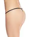 Siyah Transparan Tül String Tanga TM1114 - Görsel 2