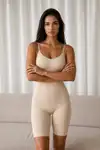 Kadın Bel & Basen Toparlayıcı Ten Dar Body - Görsel 1