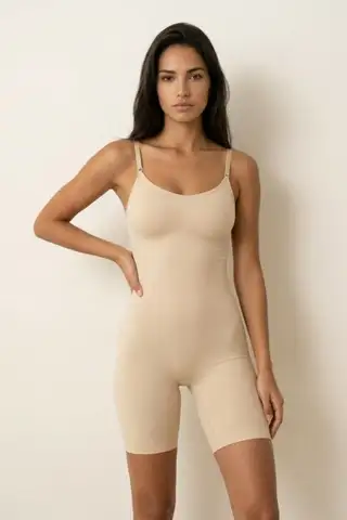 Kadın Bel & Basen Toparlayıcı Ten Dar Body - 4