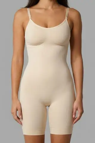 Kadın Bel & Basen Toparlayıcı Ten Dar Body - 6