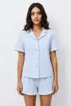 Kadın Desenli Trend Kar Beyaz Pijama Takımı - Görsel 13