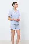 Kadın Premium Fırfırlı Çok Renkli Pijama Takımı - Görsel 14