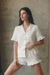 Kadın V Yaka Comfort Fit Pembe Pijama Takımı - Görsel 17