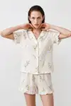 Kadın Relaxed Lastikli Çok Renkli Pijama Takımı - Görsel 1