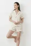 Kadın Relaxed Lastikli Çok Renkli Pijama Takımı - Görsel 4
