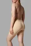 Yüksek Bel Dikişsiz Şekillendirici Kadın Orta Boy Boxer 2002-Kahverengi - Görsel 15