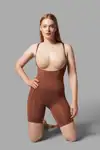 GÖĞÜS ALTI TAM BOY KORSE 9056 -Kahverengi - Görsel 2