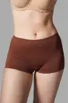 Boxer Toparlayıcı İz Yapmayan Örme Boxer 2001 Kahverengi - Görsel 1