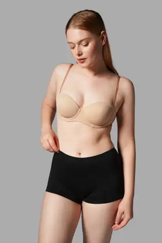 KADIN BOXER Toparlayıcı İz Yapmayan Seamless Örme BOXER 2001 Kahverengi - 13