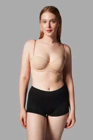 KADIN BOXER Toparlayıcı İz Yapmayan Seamless Örme BOXER 2001 Kahverengi - 14