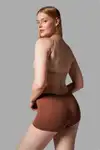 KADIN BOXER Toparlayıcı İz Yapmayan Seamless Örme BOXER 2001 Kahverengi - Görsel 3
