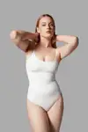 string zıbın sıkılaştırıcı toparlayıcı örme kumaş body 9052 Kahverengi - Görsel 15