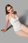 string zıbın sıkılaştırıcı toparlayıcı örme kumaş body 9052 Kahverengi - Görsel 17