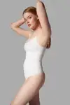 string zıbın sıkılaştırıcı toparlayıcı örme kumaş body 9052 Kahverengi - Görsel 19