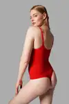 string zıbın sıkılaştırıcı toparlayıcı örme kumaş body 9052 Kahverengi - Görsel 10