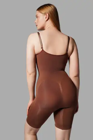 TAM BOY TÜM VÜCUT KORSESİ SEAMLESS 9050 Kahverengi - 4