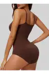 Seamless Zıbın Korse Çıtçıtlı Body 2 Beden İncelten Toparlayıcı Push Up Etkili Karın Bel Göbek Sıkılaştırıcı Kadın Body Korse 9051 Bej - Görsel 13