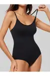Seamless Zıbın Korse Çıtçıtlı Body 2 Beden İncelten Toparlayıcı Push Up Etkili Karın Bel Göbek Sıkılaştırıcı Kadın Body Korse 9051 Bej - Görsel 8