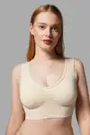 Toparlayıcı Sıkılaştırıcı Kalın Askılı Pedli Büstiyer 5040 Bej - Görsel 2