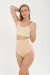 Lazer Kesim Silikonlu Slip Korse 4402 Ten - Görsel 7
