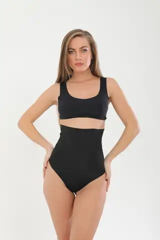 Lazer Kesim Silikonlu Slip Korse 4402 Ten - 9
