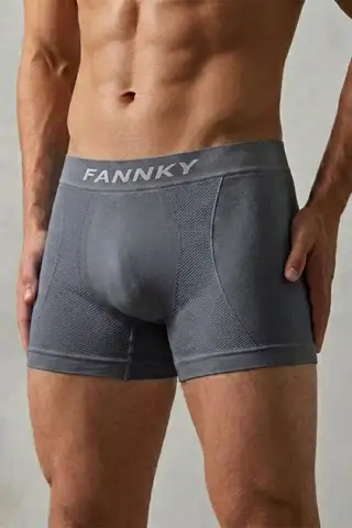 DİKİŞSİZ NEFES ALABİLEN RAHAT BOL KESİM ERKEK BOXER 2014 Siyah - 13