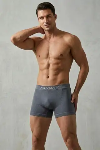 DİKİŞSİZ NEFES ALABİLEN RAHAT BOL KESİM ERKEK BOXER 2014 Siyah - 16