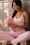 Kadın Homewear Tüylenmez İkili Pembe Pijama Takımı - Görsel 6