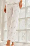 Kadın Genç Loose İpliği Boyalı Çok Renkli Pijama Takımı - Görsel 4