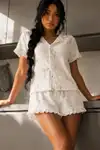 Kadın Cool Elastanlı Pembe Pijama Takımı Yazlık - Görsel 18