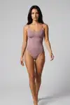 Kadın Kapsız Cırt Cırtlı Düz Desen Mavi Body - Görsel 10
