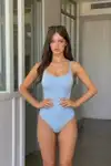 Kadın Slip Kalıp SİYAH Body Örme Orta Destek - Görsel 14