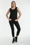 Sauna Termal Tayt Atlet Takım 4410-4412 Siyah - Görsel 2
