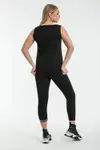 Sauna Termal Tayt Atlet Takım 4410-4412 Siyah - Görsel 5