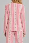 Kadın Bol Paça Relaxed Pembe Pijama Takımı 4692 - Görsel 6