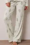 Kadın Düğmeli Kışlık Ev Kırmızı Pijama Takımı - Görsel 10