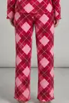Kadın Çizgili Regular Fit Pembe Pijama Takımı 4691 - Görsel 18