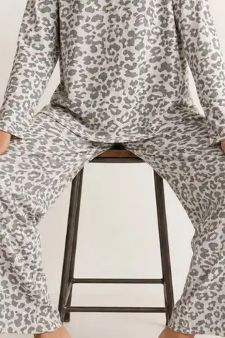 Kadın Comfort Esnek Kırmızı Pijama Takımı 4686 - 18