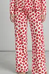 Kadın Comfort Esnek Kırmızı Pijama Takımı 4686 - Görsel 5