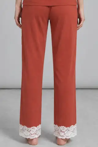 Kadın Dantelli Relaxed Yeşil Pijama Takımı 4745 - 12