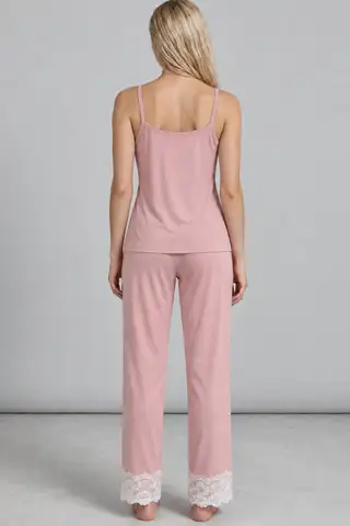 Kadın Dantelli Relaxed Yeşil Pijama Takımı 4745 - 14