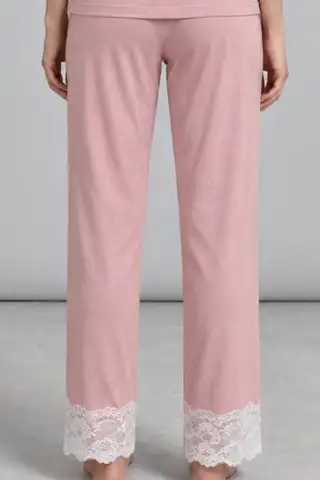 Kadın Dantelli Relaxed Yeşil Pijama Takımı 4745 - 18