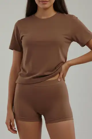 Toparlayıcı İz Yapmayan Seamless Örme BOXER 2001 Kahverengi - 4