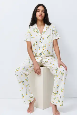Standart Boy Elastanlı Çok Renkli Pijama Takımı - 3