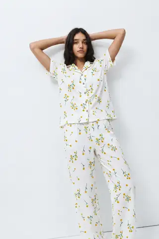 Standart Boy Elastanlı Çok Renkli Pijama Takımı - 4